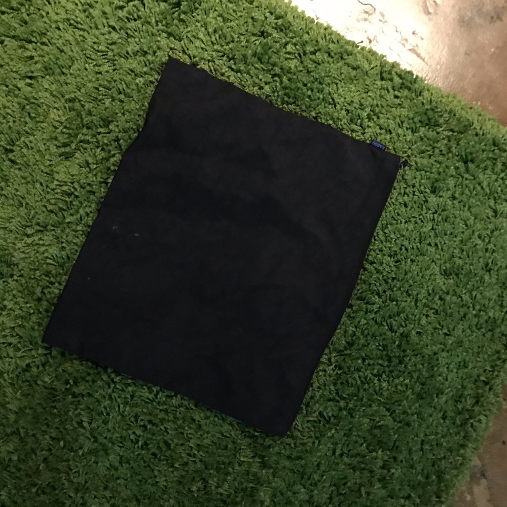 Black Baggu Flat Zip Pouch